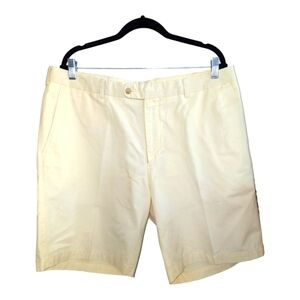 Peter Millar Yellow Cotton Chino 9" Shorts Size 38 EUC